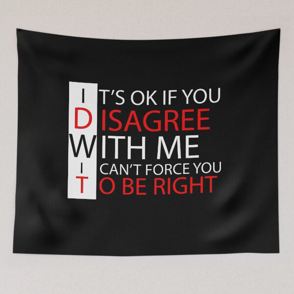 Item preview, It's Ok If You Disagree With Me gifts  designed and sold by seriesxanime.