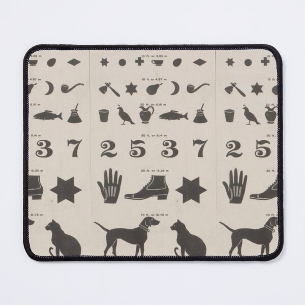 Item preview, Vintage Symbols Eye Chart  designed and sold by BlueSpecsStudio.