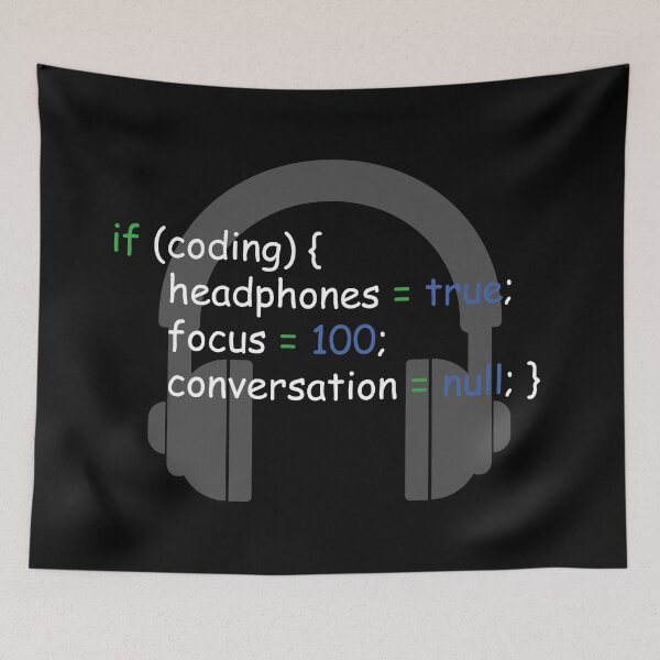 Item preview, headphone coding designed and sold by Chicledechoclo.