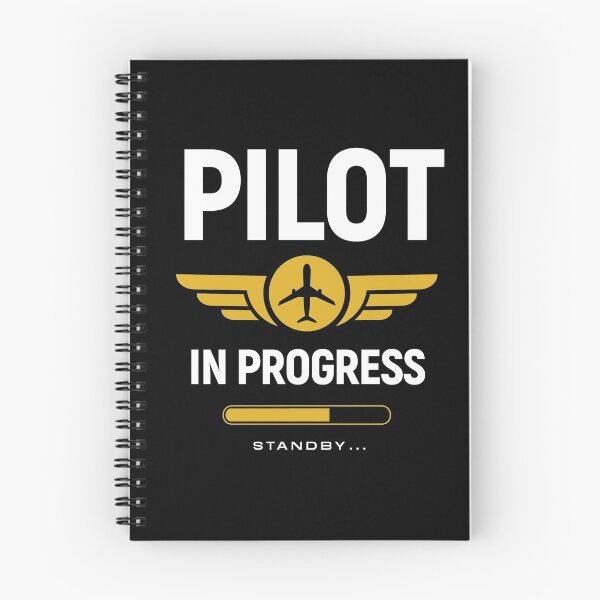 Item preview, Pilot in Progress Flight School Student designed and sold by Uppercase Tees.