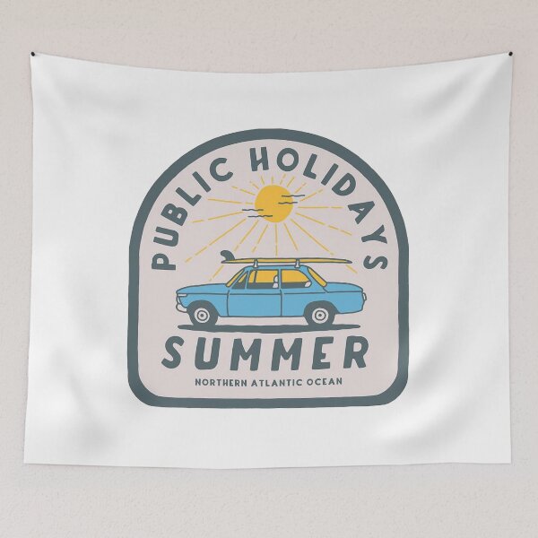 Item preview, Vintage Public Holidays designed and sold by Ulyaa.
