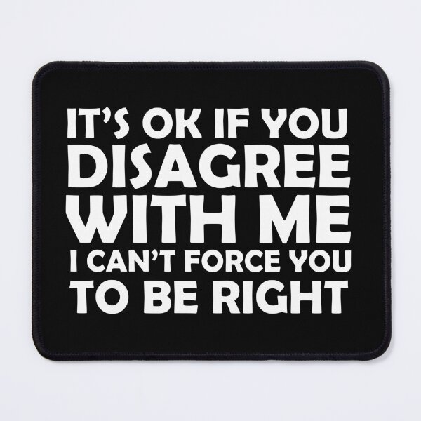 Item preview, It's Ok If You Disagree With Me gifts designed and sold by seriesxanime.
