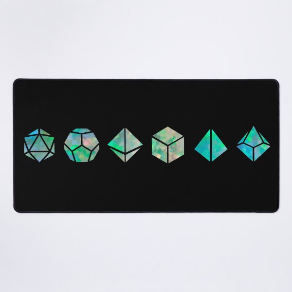 Opal RPG Dice Desk Mat