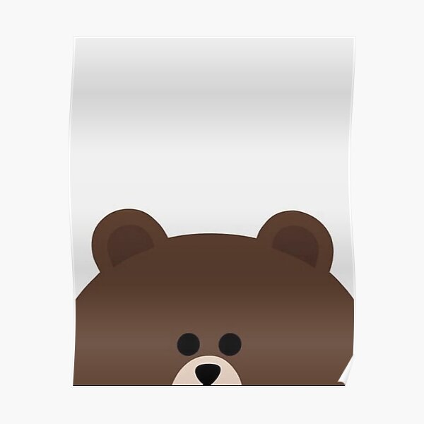Line Friends Posters For Sale Redbubble