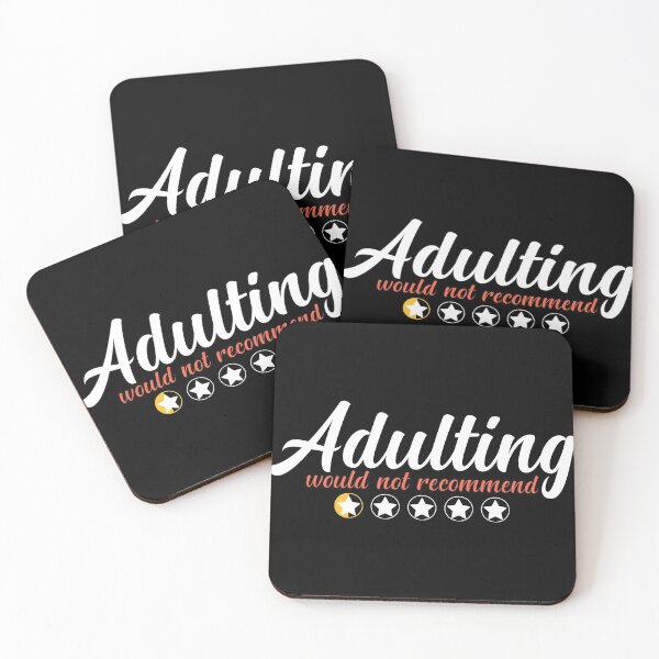 Item preview, Adulting Would Not Recommend designed and sold by Smn Blil.
