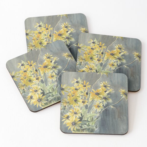 Item preview, Bowl With Blackeyed Susans, (1915) By Hannah Borger Overbeck designed and sold by Yeldiz.