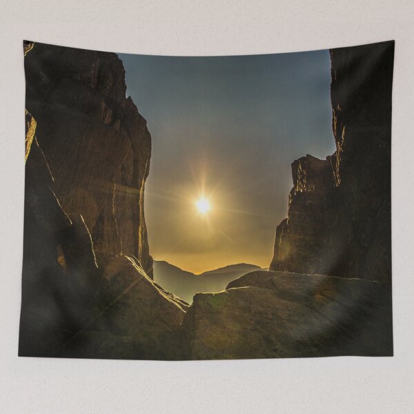 Item preview, Sunset through Tryfan's gap designed and sold by LluniauDafyddEm.