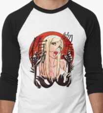 Kuss Schuss Baseballshirt mit 3/4-Arm
