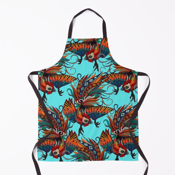 Item preview, rooster ink turquoise designed and sold by scrummy.