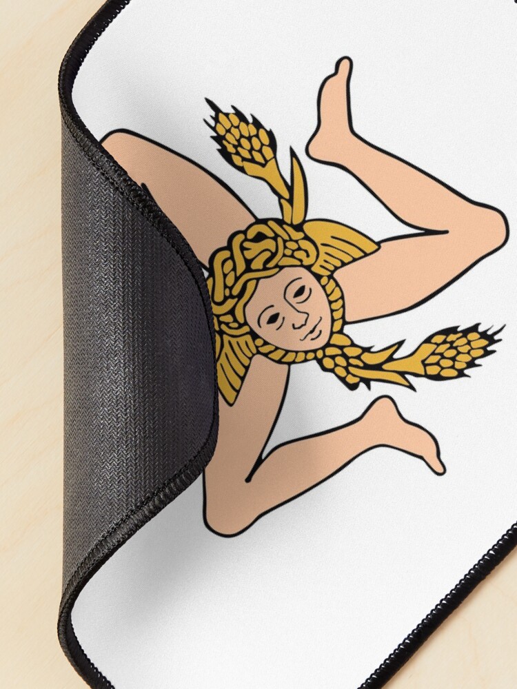Alternate view of Sicilian Trinacria Mouse Pad