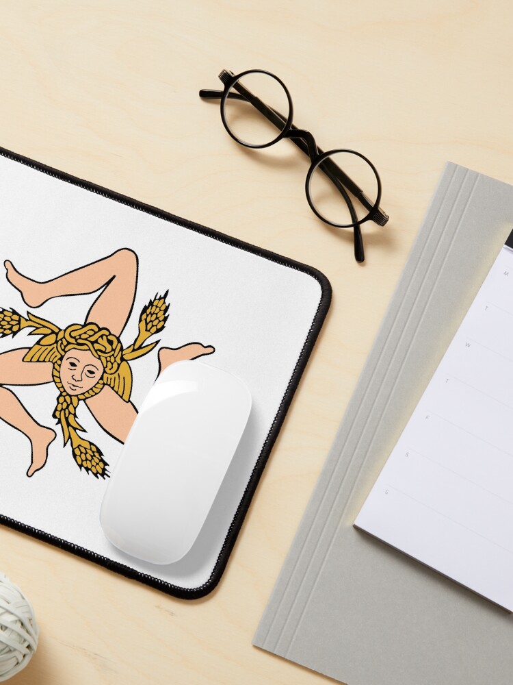 Alternate view of Sicilian Trinacria Mouse Pad