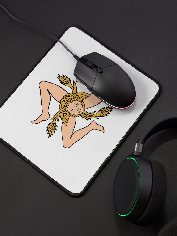 Alternate view of Sicilian Trinacria Mouse Pad