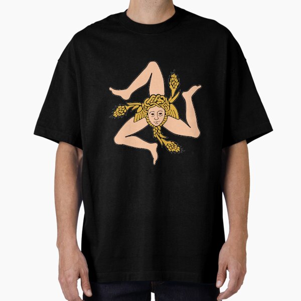 Sicilian Trinacria Oversized T-Shirt