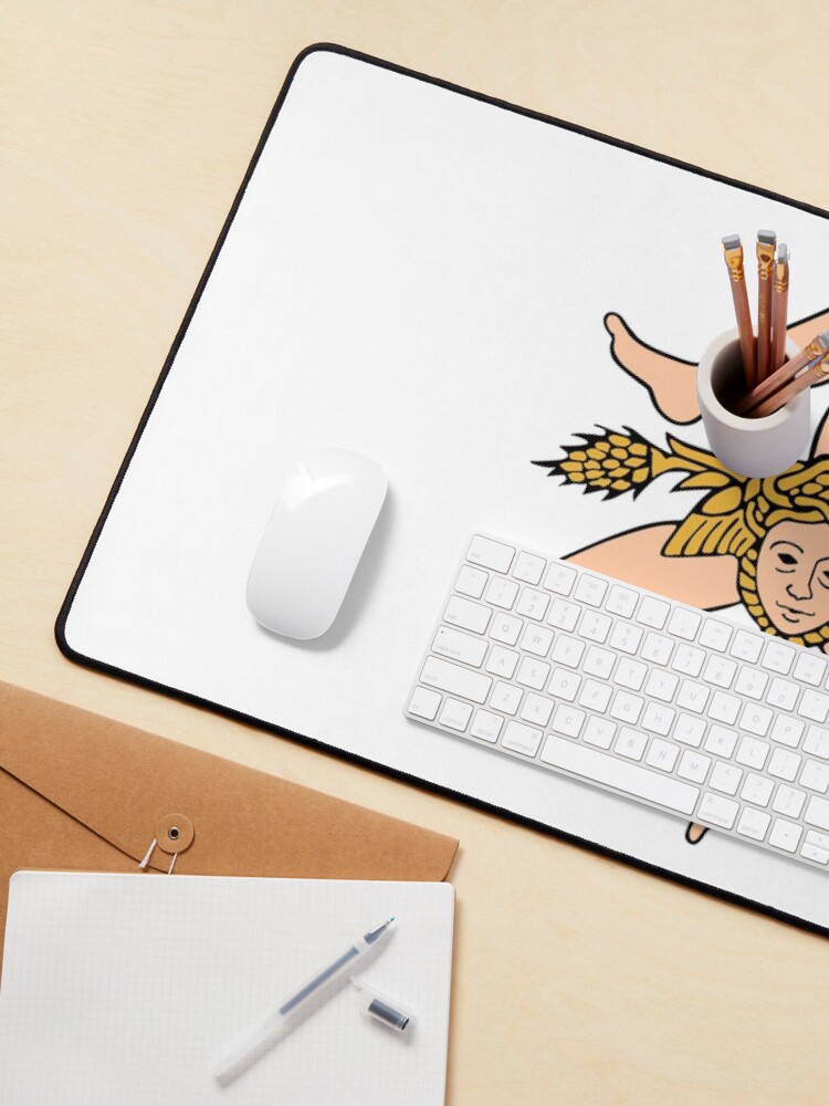 Alternate view of Sicilian Trinacria Mouse Pad