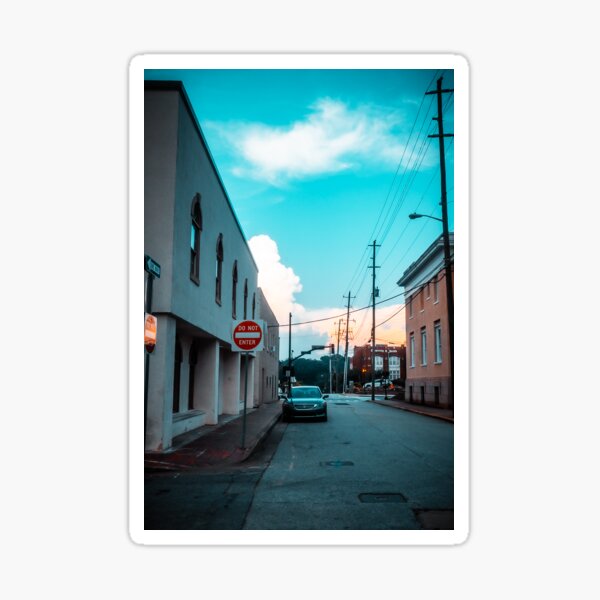 The Sun Sets Over Marietta Sticker