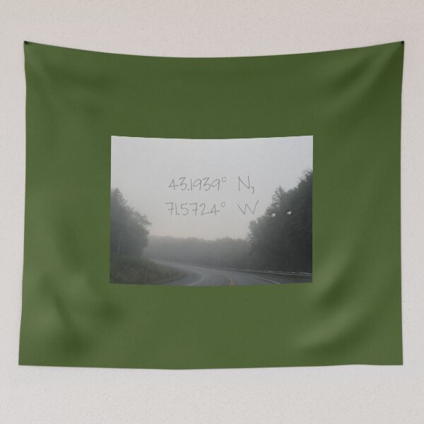 Item preview, New Hampshire Map Coordinates  designed and sold by Athenzz.