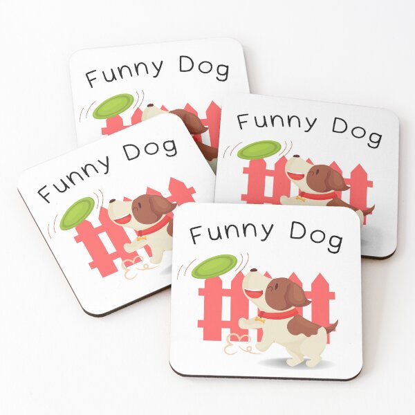 Item preview, Funny White Brown Dog Playing Toy designed and sold by kucingmaikan.