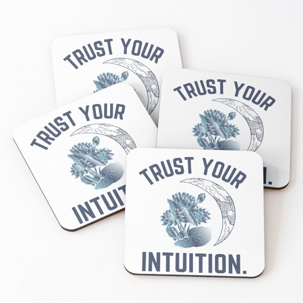 Item preview, Trust your intuition - traditional tattoo moon lotus third eye tarot design designed and sold by theslowdown.