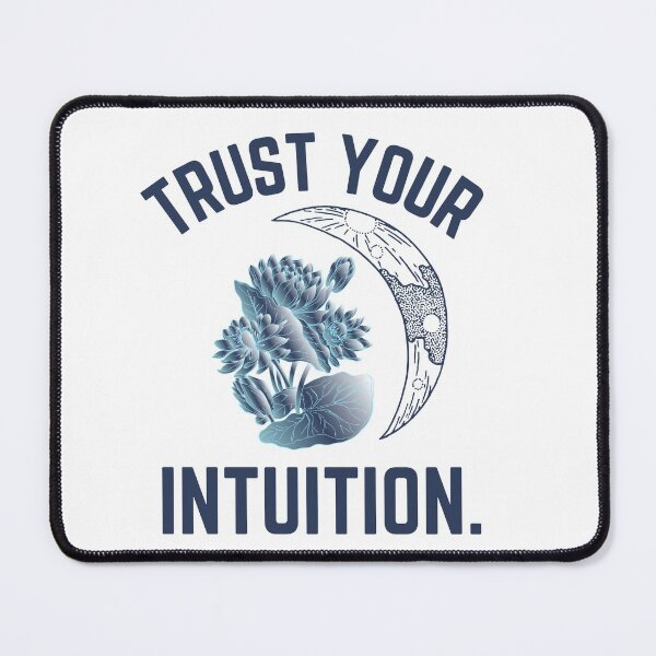 Item preview, Trust your intuition - traditional tattoo moon lotus third eye tarot design designed and sold by theslowdown.