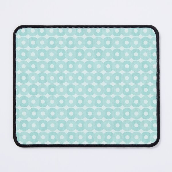 Green Geometric Pattern Mouse Pad