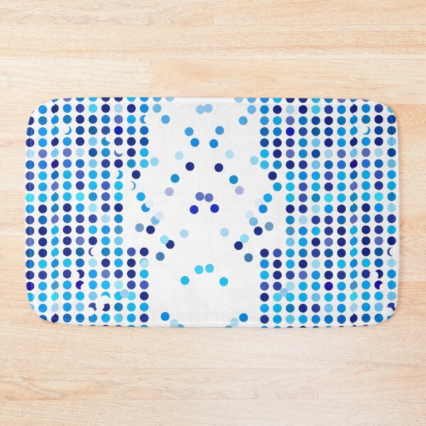 Item preview, Blue Doted Geometric abstract Liquorice Background designed and sold by Red-ElYoubi.