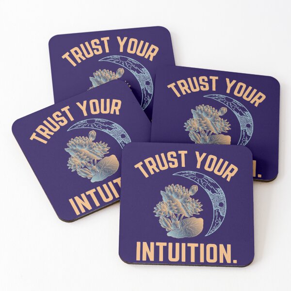 Artikelvorschau, Vertrauen Sie Ihrer Intuition - traditionelles Tattoo-Mond-Lotus-Drittes-Auge-Design entworfen und verkauft von theslowdown.