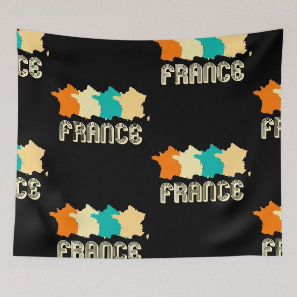 Item preview, France retro map designed and sold by Mila1946.