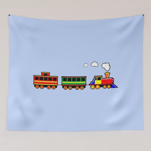 Item preview, 'Little Toy Trains' for Baby Levi designed and sold by OriginalArt4ME.