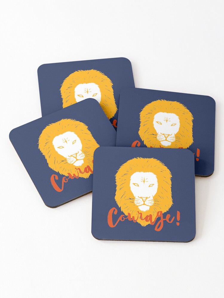 Thumbnail 1 of 5, Coasters (Set of 4), Courage designed and sold by cheesim.