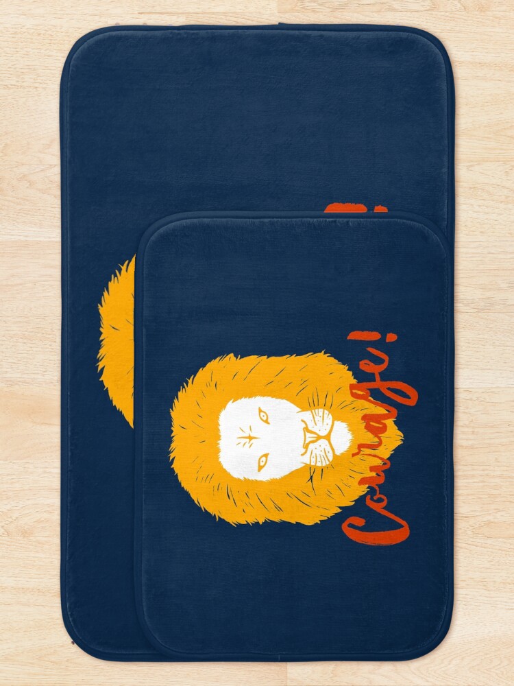 Thumbnail 5 of 6, Bath Mat, Courage designed and sold by cheesim.
