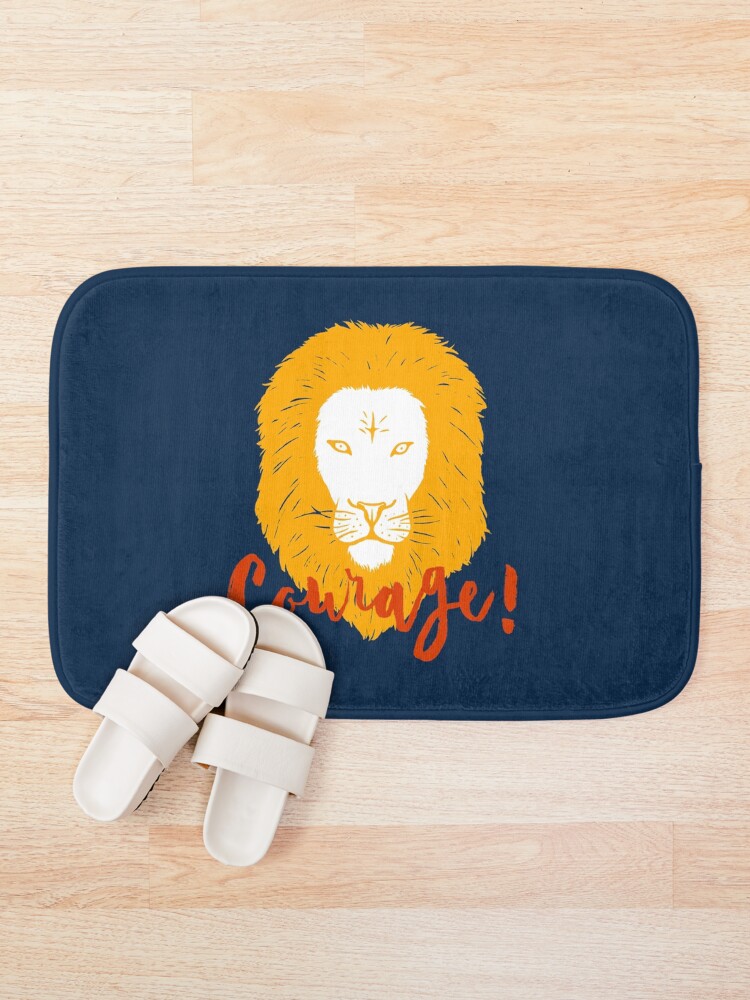 Thumbnail 1 of 6, Bath Mat, Courage designed and sold by cheesim.
