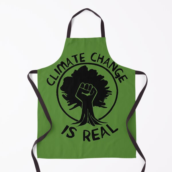 Item preview, Climate Change Is Real Raised Fist - Environmentalism, Global Warming, Save The Earth, Eco-Socialism, Leftist designed and sold by SpaceDogLaika.
