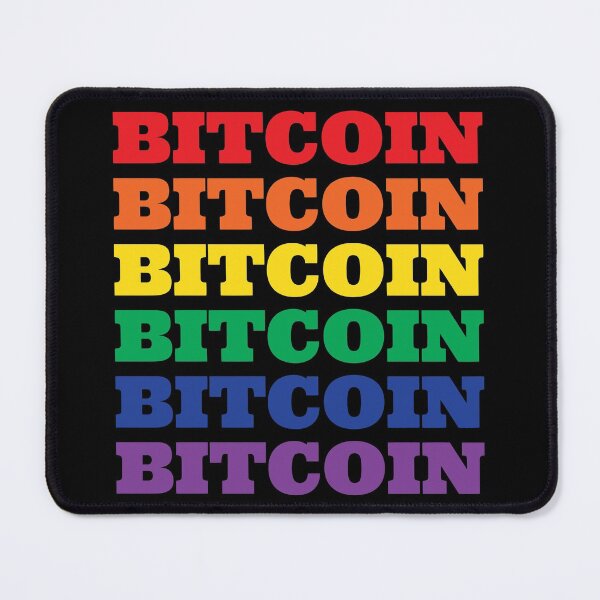 Item preview, Bitcoin Coin Multi Color Rainbow designed and sold by MadMando.