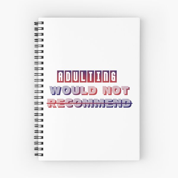 Item preview, Adulting Would Not Recommend | Gradient Color designed and sold by Mintminz.