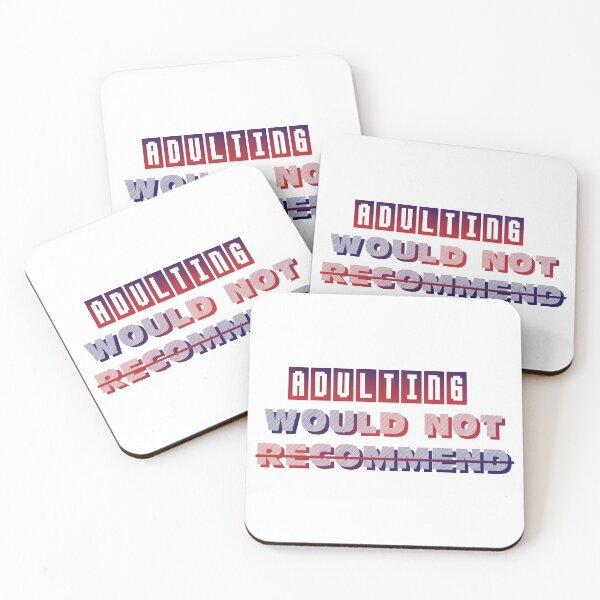 Item preview, Adulting Would Not Recommend | Gradient Color designed and sold by Mintminz.