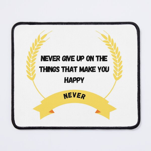 Item preview, Never give up designed and sold by Alysoniltd.