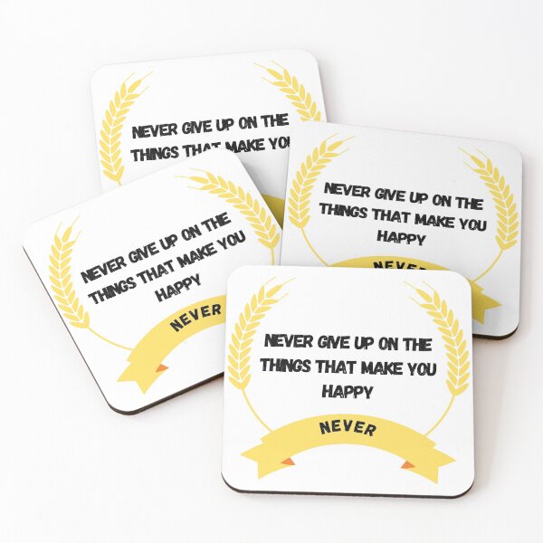 Item preview, Never give up designed and sold by Alysoniltd.