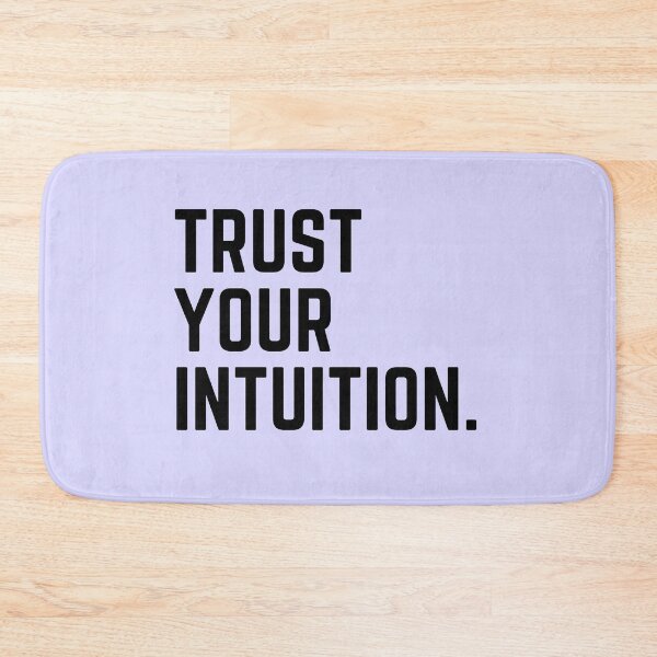 Item preview, Trust your intuition - inspirational quote font design designed and sold by theslowdown.