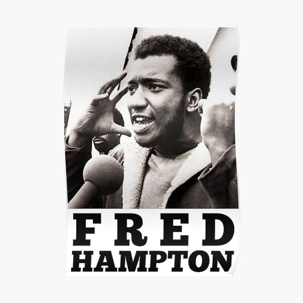 “Fred Hampton” Poster by ennya123 | Redbubble