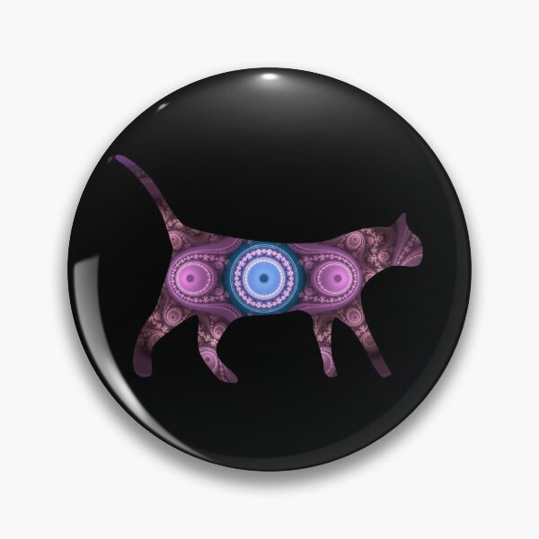 Item preview, Stunning Fractal Flame Feline! designed and sold by ChaosEmporium.