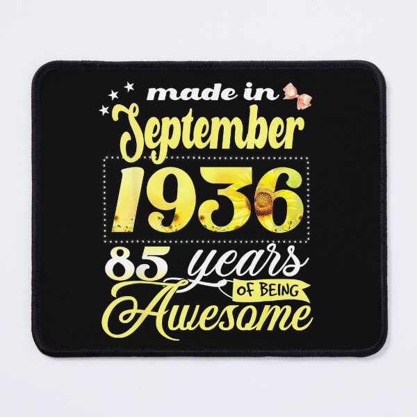 Item preview, 85th Birthday Floral Gift For Womens Born In September 1936 designed and sold by CHTankdesign.