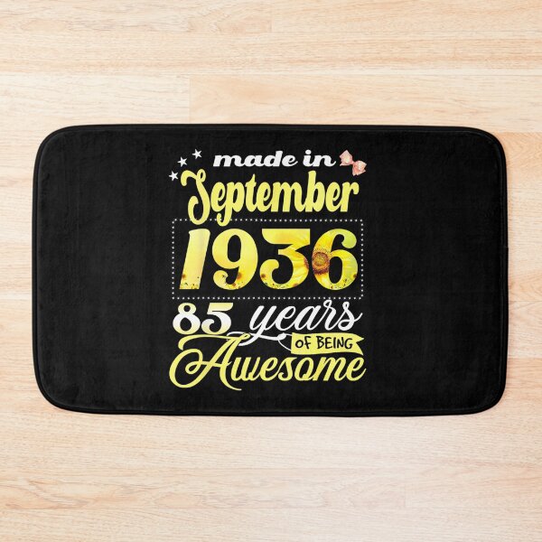 Item preview, 85th Birthday Floral Gift For Womens Born In September 1936  designed and sold by CHTankdesign.