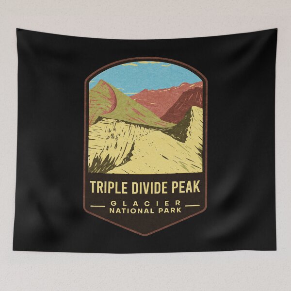 Item preview, Triple Divide Peak Glacier National Park designed and sold by JordanHolmes.