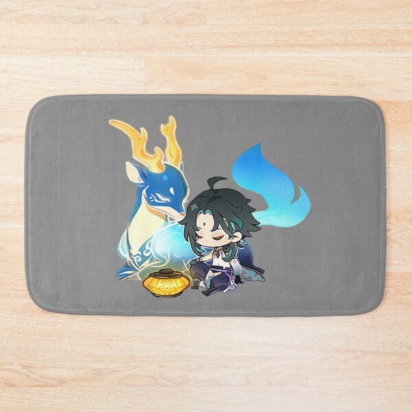Item preview, Genshin Impact - Chibi Xiao in a Lantern Rite Event With Divine Deer designed and sold by Krimsy.