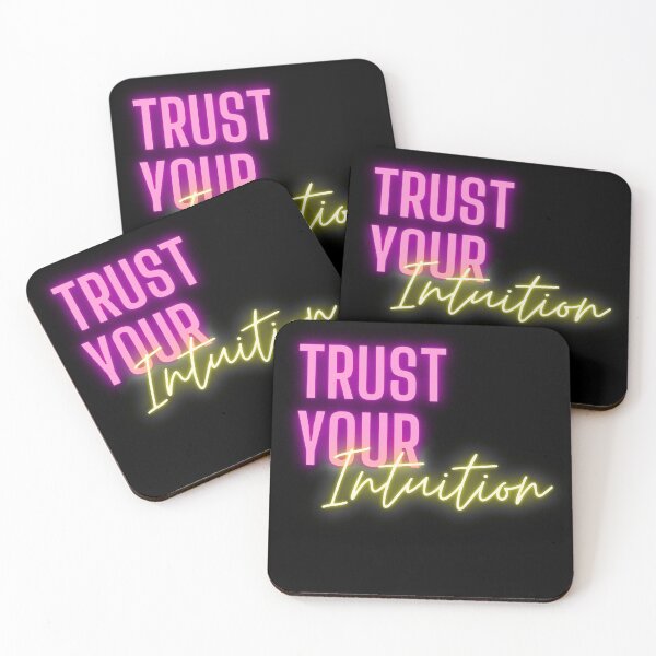 Item preview, Trust your intuition - neon design designed and sold by theslowdown.