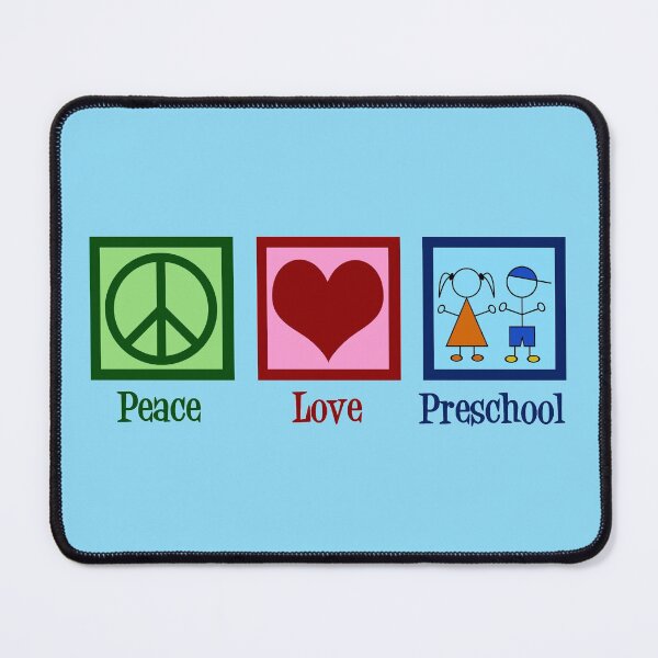 Item preview, Peace Love Preschool designed and sold by Epic Love Designs.