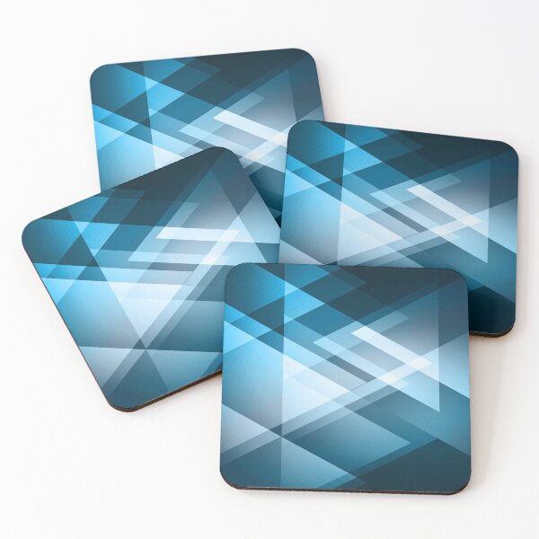 Item preview, Blue Geometric abstract Liquorice Background designed and sold by Red-ElYoubi.