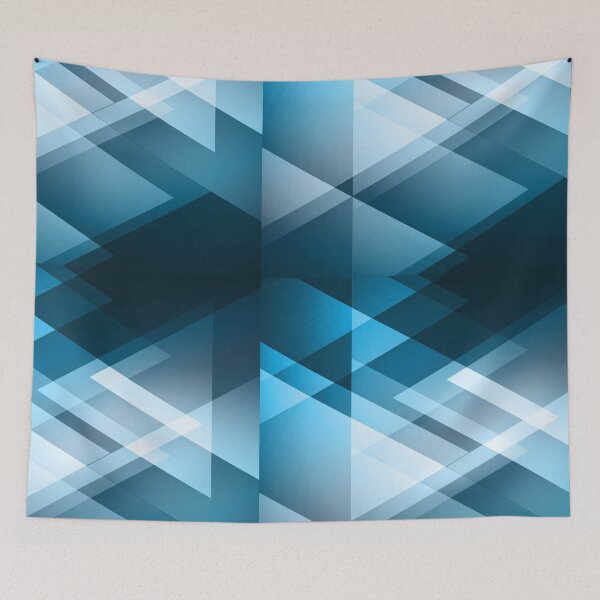 Item preview, Blue Geometric abstract Liquorice Background designed and sold by Red-ElYoubi.