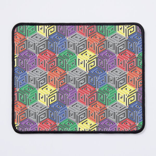 Item preview, fibocube rainbow-grid designed and sold by atomisks-shop.