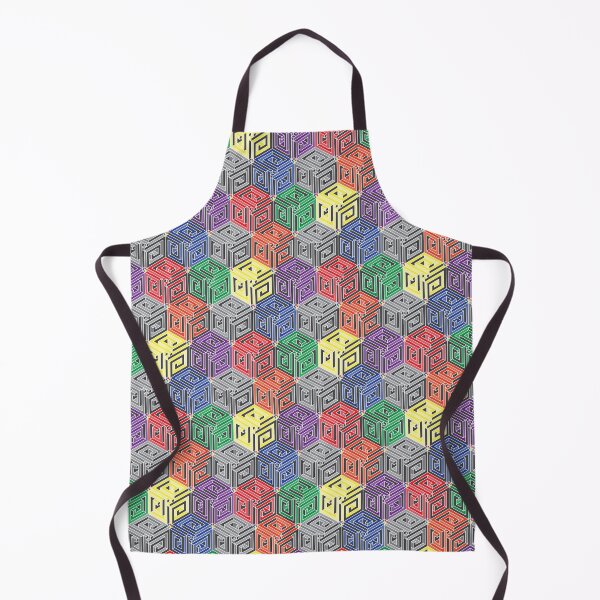 Item preview, fibocube rainbow-grid designed and sold by atomisks-shop.